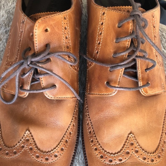 Cole Haan Classic Wingtip Oxford British Tan size 13 - Picture 3 of 7